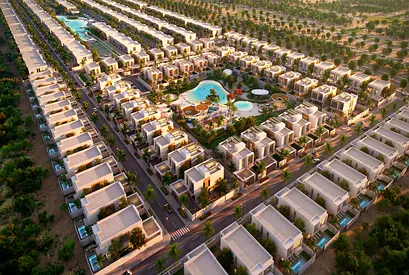 Close To AirPort | 3 Bed + Maid + Closed Kitchen + Store | Amazing Lagoon View Lifestyle | Freehold Golden Visa | Luxury Gated Community