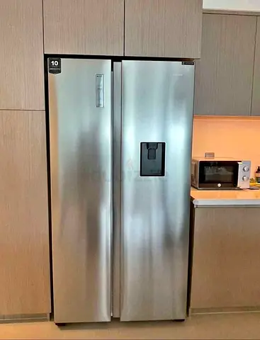 Stainless Steel Side-by-Side Refrigerator