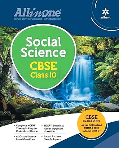 SOCIAL SCIENCE Class 10 Arihant Exam Preparation Book – 2024 Edition