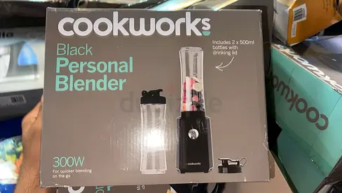cookworks black personal blender