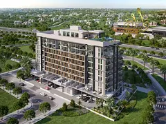 Furnished Studio | Ghaff Land Residence | Balcony &amp; Park View
