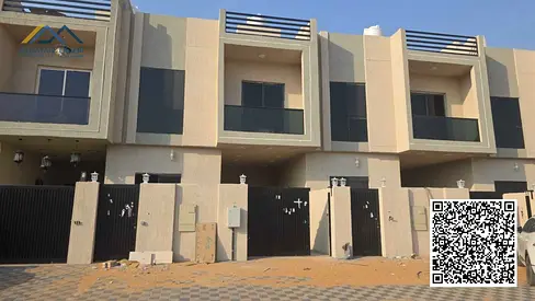 فرصة مميزة للايجار فيلا  تاون هاوس اول ساكن .  سكني  راقيه  مع تشطيبات رائعه وخمات مميزه ومطابقه للجودة العالميه  في قلب عجمان  منطقة  الحليو 2  فيلا