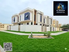 Villa in Al Rawda 1 area, 3400 sq ft, 5 master bedrooms, opposite a mosque