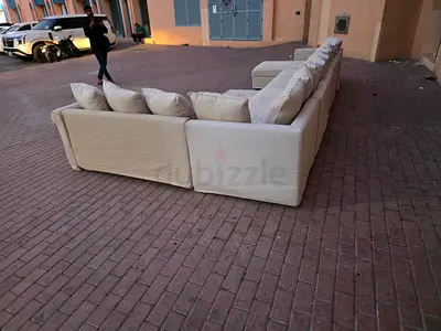 Ikea Gronlid U Shape Sofa bed with storage beige color