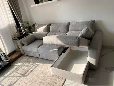 Ikea eskilstuna L shape sofa bed