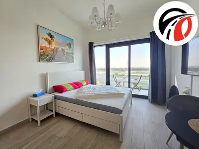 Full furnished studio/ open view Balcony/ pool view