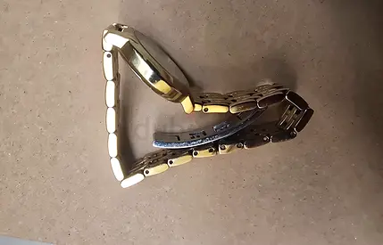 ​BOSS Hugo Boss Ladies Gold-Tone Watch - White Dial with Crystal Markers