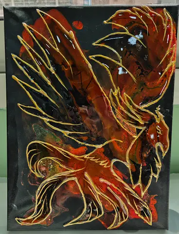 Abstract phoenix Artwork