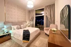 Luxury Furnished 1-Bed Apartment with Stunning Sea View.