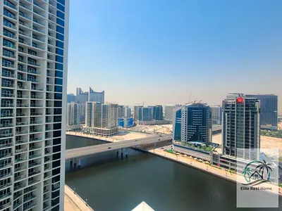 Canal Side Luxury Studio | Gym, Pool & Valet Included