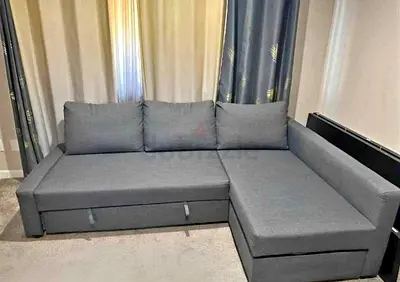 Comfortable Grey Sectional Sofa bed