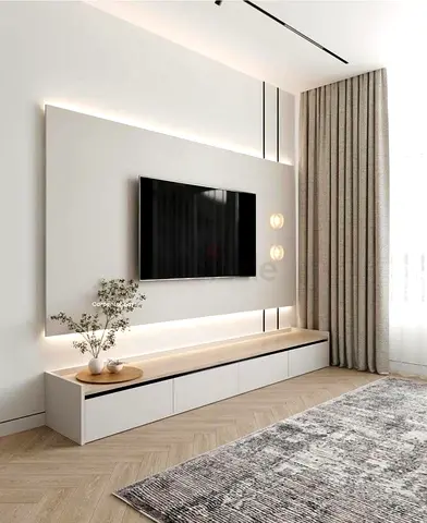 Modern Entertainment Center with Elegant Design
