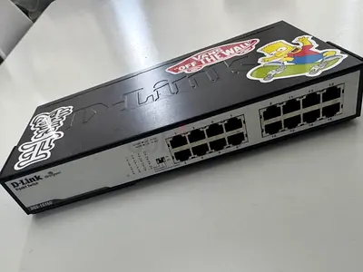 D-Link DGS-1016D | 16-Port Gigabit Network Switch | Metal Desktop Switch | Office / CCTV