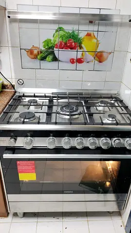 Siemens 5 Burners Free Standing Gas Cooker HG73G6357M Silver 90x60cm FREE DELIVERY +WARRANTY