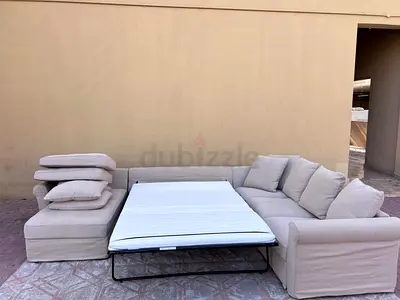 U shape gronlid sofa bed with mattress