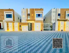 Villa for sale in Ajman, Al Helio area. 3 bedrooms, living room, majlis, and maid's room. Includ