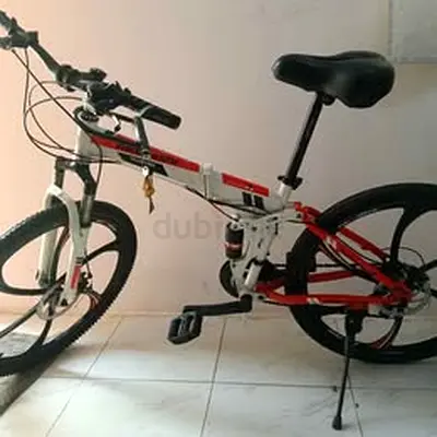 Foldable Mountain Bike with Dual Shock Absorbers