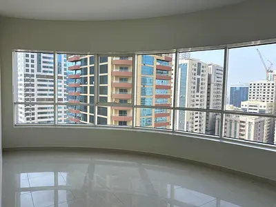 **Annual Rent in Sharjah – Al Khan** **First tenant – Municipality attested contract** **Three-bedroom apartment with a living room in Al Khan with