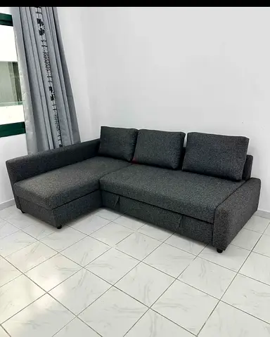 Premium Corner Sofa Bed with Hidden Storage – Modern and Stylish Design.