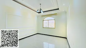 Large villa for rent in Ajman, fully stone constructed, prime location near the hill and Sheikh Amma