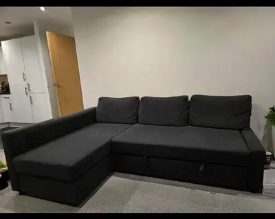 Corner Sofa Bed with Storage, Modern Design, Left  Right Fitting.