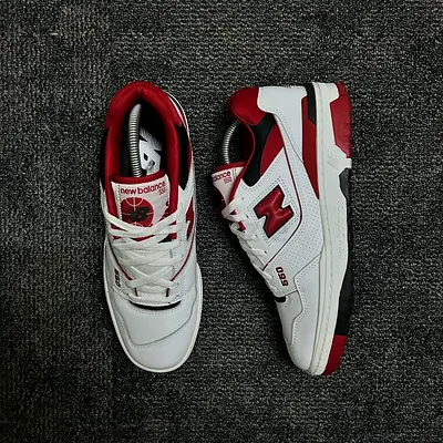 New Balance 550 White Team Red