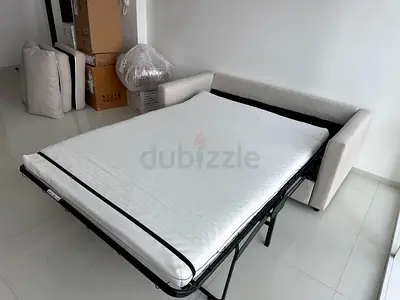 Ikea vimle Two seater sofa bed with mattresses