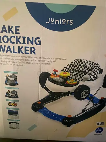 Juniors Lake Rocking Walker..  250 .and baby rocking chair 200...brand new.....watsup only