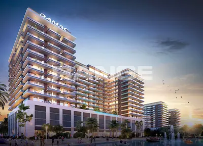 استوديو مفروش | Azure 2 E | إطلالات على المسبح والمارينا