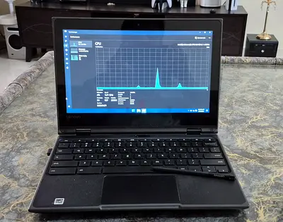 Lenovo Convertible Laptop - Good Condition, 1-6 Months Old sound card driver no hai 32GB storage Ram