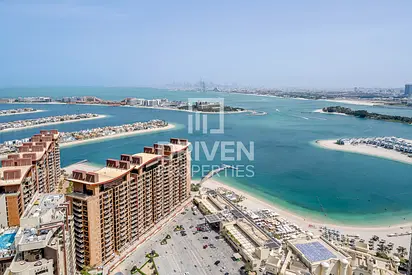 High Floor | Palm and Sea View | Spacious Studio