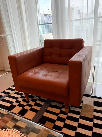 Stylish Leather Armchair