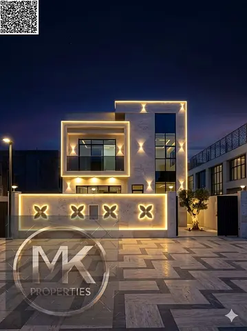 Luxury 4 Bedroom Villa for Sale in Al Helio – With Private Swimming Pool | Near Al Zahya Roundabout A beautiful villa for sale located in Al Helio, Aj