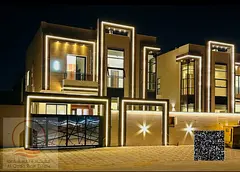 For sale: Villa in Al Zahia, Ajman. 5 master bedrooms, a living room, and a maid's room. Freehol