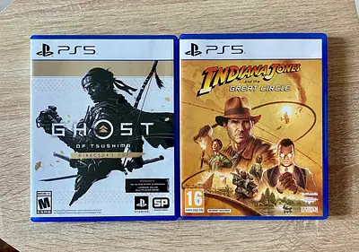 GHOST OF TSUSHIMA + INDIANA JONES AND THE GREAT CIRCLE. PS5