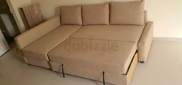 Comfortable L-Shaped Sofa bed with Storage