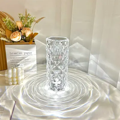 Crystal RGB Lamp with Remote – 50 AED with Free Delivery (Limited Stock)”