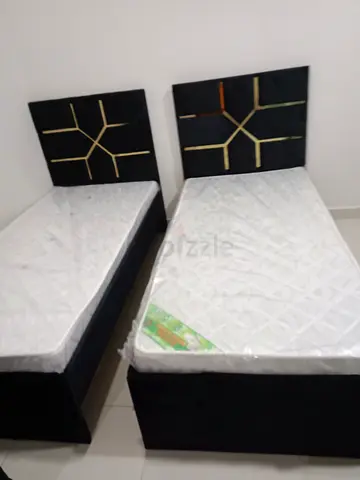 Stylish single Bed Set with Unique Headboards