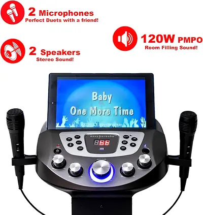 EK easy karaoke EKS828-BT Bluetooth Pedestal System