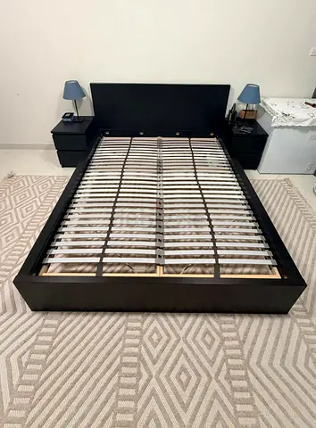 Ikea Queen size bed with mattress available in perfect condition
