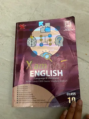 Xam Idea English Class 10