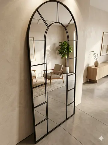 Elegant Arched Frame Wall Mirror