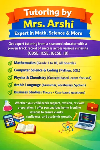 Tuitions for all subjects(Grade 1 to 10)