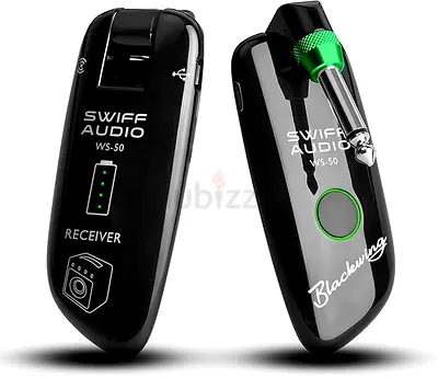 SWIFF Wireless Guitar System WS-50 Rechargeable Wireless Guitar Transmitter