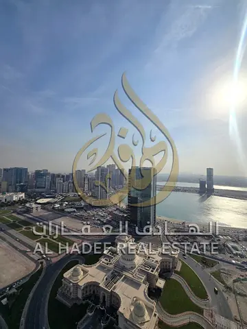 للايجار بالشارقة بمنطقة الخان   متاح شقة  3 غرف وصالة    اطلالة بحرية جميع الغرف إطلالات  1 بلكونة مطبخ مزود بخزائن داخلية يسع كل الاجهزة المنزلية   م