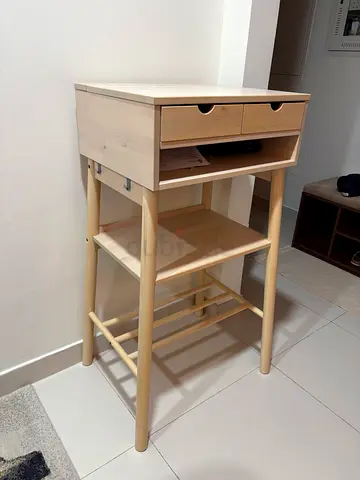Standing desk/entry hallway