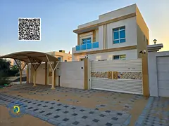 A fantastic price in Al Zahia, Ajman: a 3-bedroom villa including electricity, water, and AC. Bank f