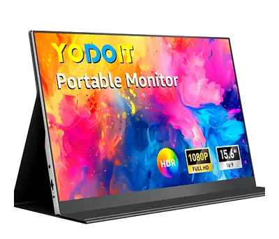 Yodoit portable monitor 15” with 2 years warranty