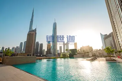 Burj Khalifa View | Spacious 2 BR | Unfurnished