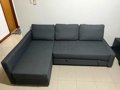 Modern Grey Sectional Sofa bed
